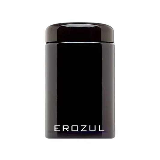Erozul Smell Proof Leak Proof UV Glass Jars for Storing Herbs.