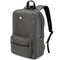 The Erozul Legend Travel Laptop Backpack by Erozul features a secure gray design with black straps, front zip pocket, small upper logo, and a lockable main compartment with an anti-theft combination lock. Weather resistant. Bonus gifts included.