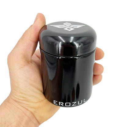 Erozul Smell Proof Leak Proof UV Glass Jars for Storing Herbs.