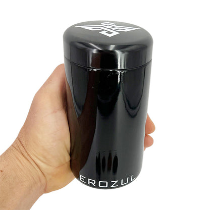 Erozul Smell Proof Leak Proof UV Glass Jars for Storing Herbs.