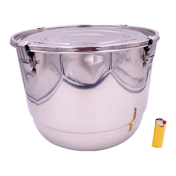 CVault 21 Liter Humidity Control Airtight Metal Stash Smell Proof Container
