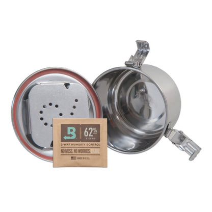 CVault Medium Humidity Control Airtight Metal Stash Smell Proof Container