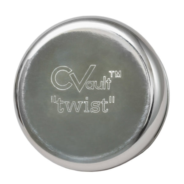 CVault "Twist" Small Humidity Control Airtight Metal Smell Proof Container
