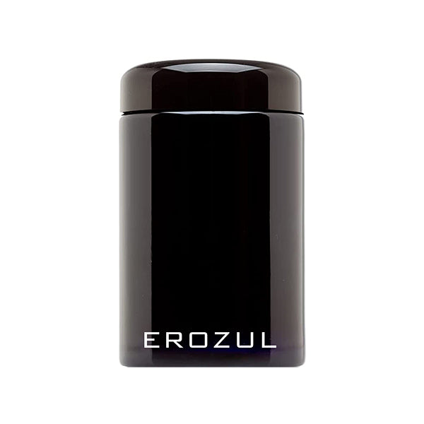 Erozul Smell Proof Leak Proof UV Glass Jars for Storing Herbs.