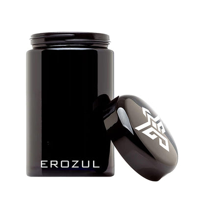 Erozul Smell Proof Leak Proof UV Glass Jars for Storing Herbs.