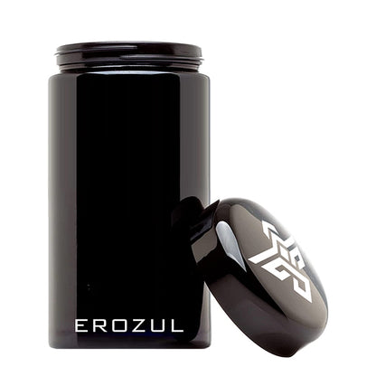Erozul Smell Proof Leak Proof UV Glass Jars for Storing Herbs.