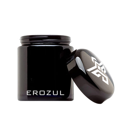 Erozul Smell Proof Leak Proof UV Glass Jars for Storing Herbs.