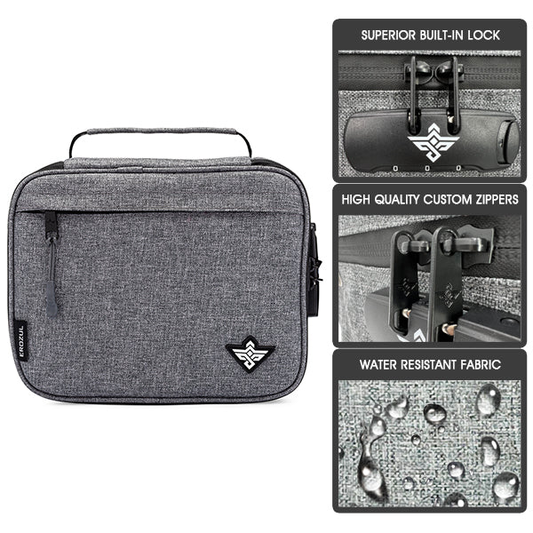 Erozul Exodus Smell Proof Case - Odor Proof, Water Resistant, Lockable Storage Case.