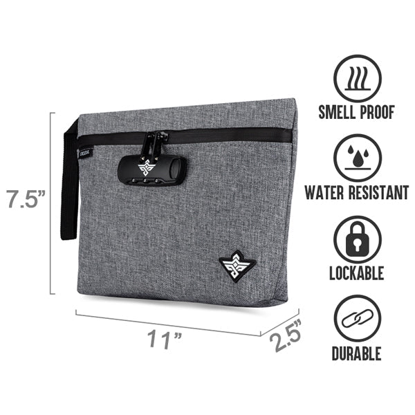 Erozul Orion Smell Proof Bag - Odor Proof, Water Resistant, Lockable Storage Bag.